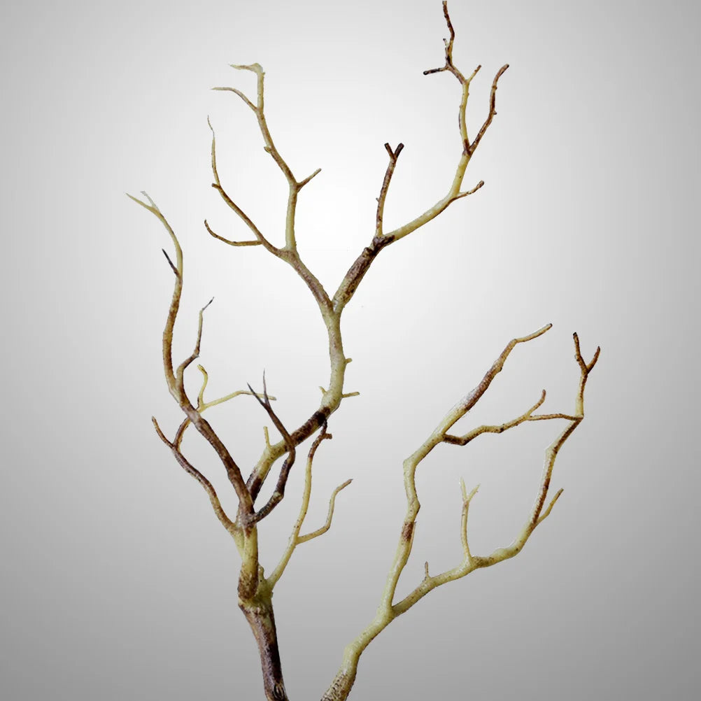 3PCS Artificial Branch Plastic Branch Fake Tree Branch Vase Decoration Dried Twigs Stems Antler Willow Dry Flower For Home