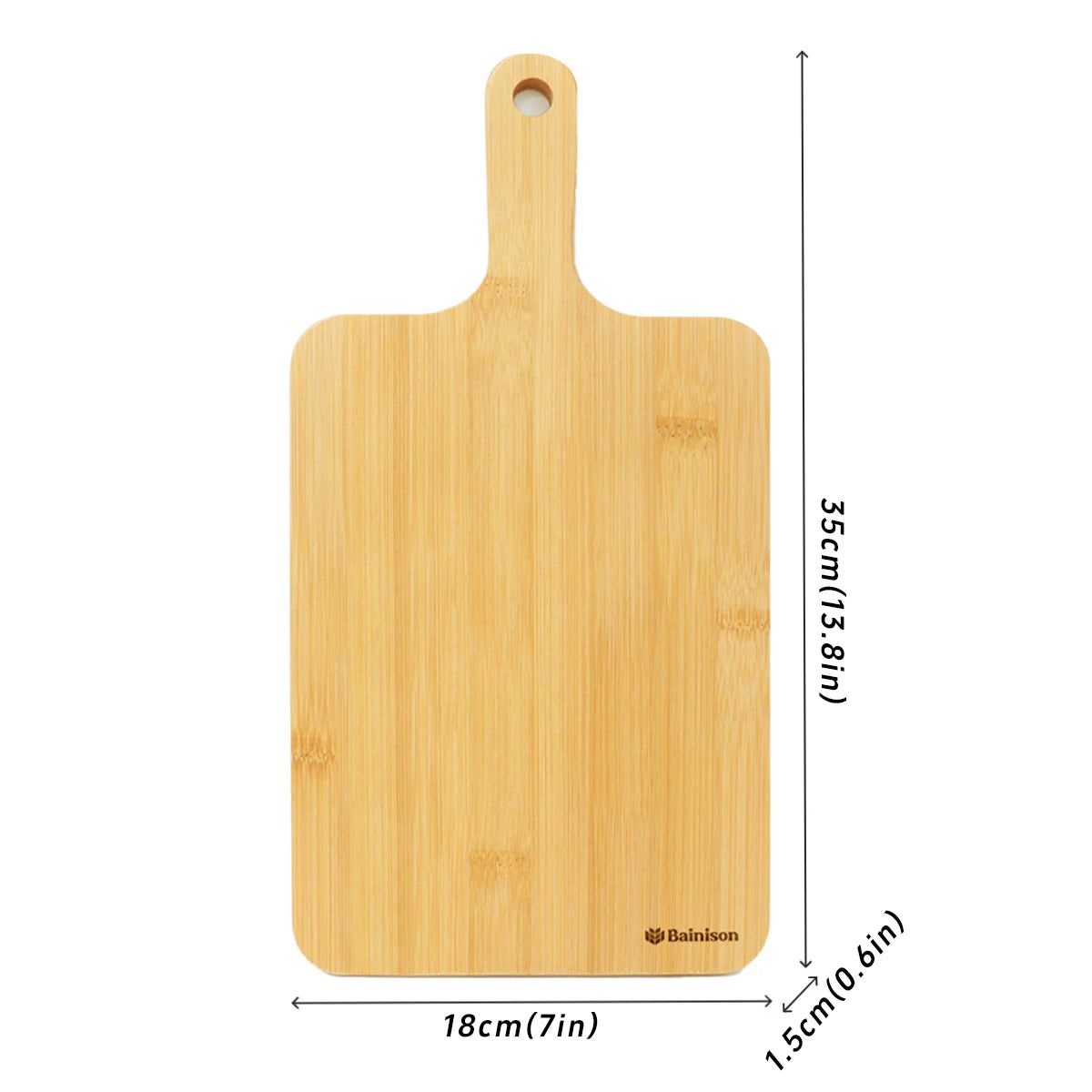Bainison【Multipurpose】Bamboo Cutting Board for Kitchen Prep & Outdoor Meals – Foldable, Lightweight & Odor-Resistant