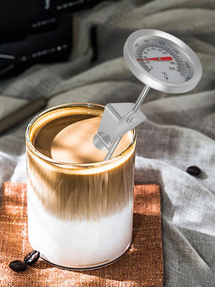 Kitchen Tools Stainless Steel 0~200℃ Cooking Temperature Meter Probe Thermometer Milk Coffee Food Meat Gauge