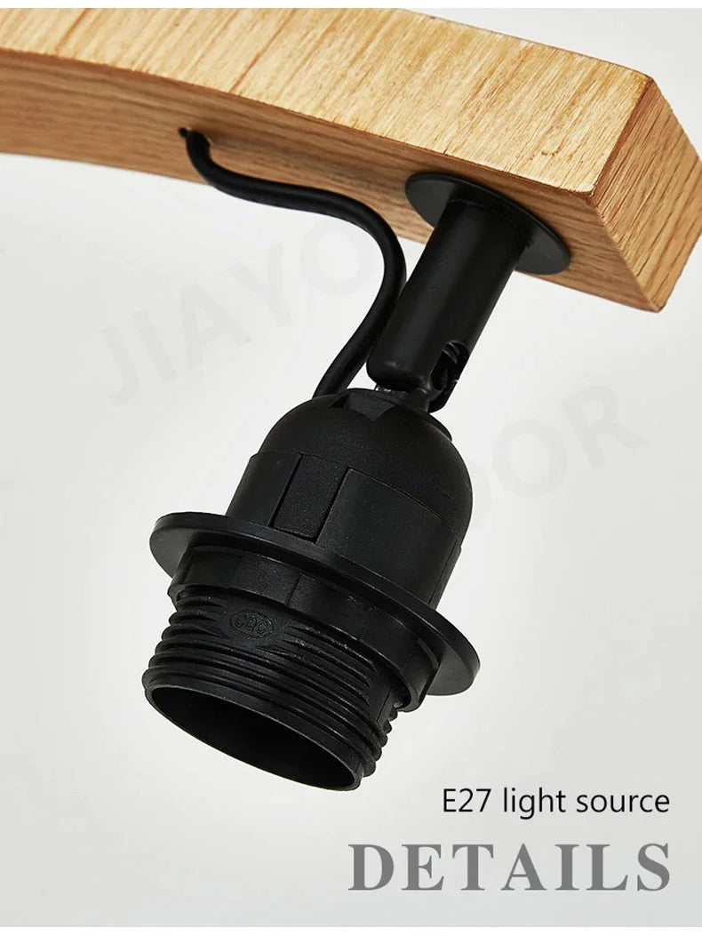 Room Decoration Floor Lamp Atmosphere Living Room High-End Feeling Bedroom Study Pleated Solid Wood Antique Standing Table Lamp