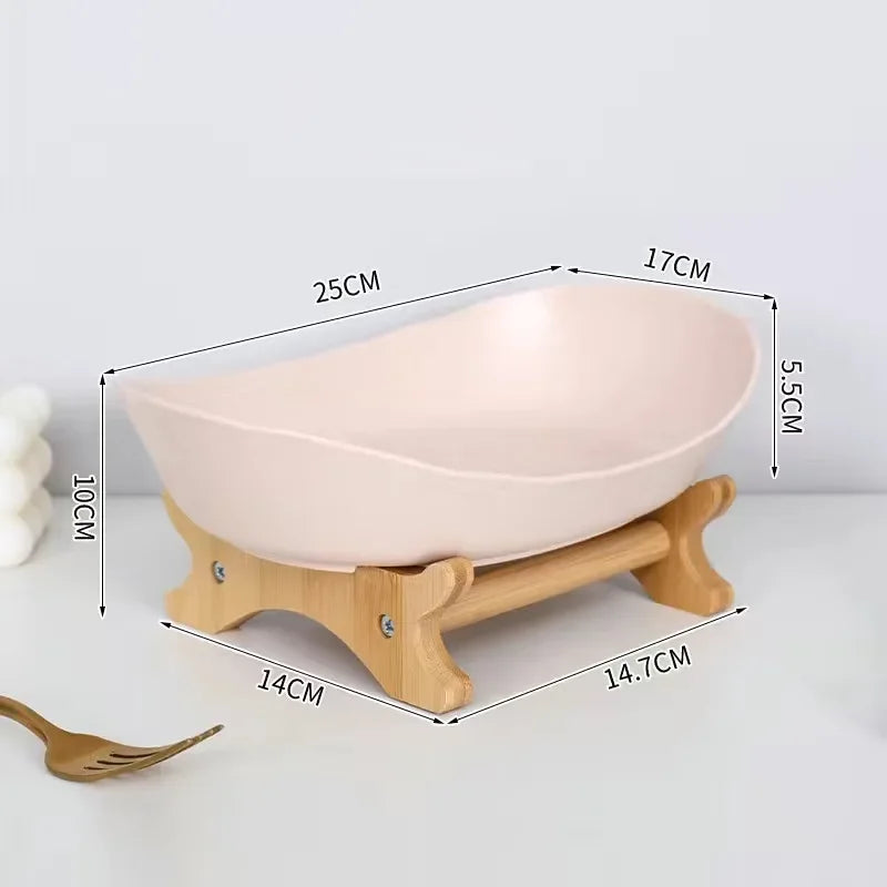 1/2/3 Layer Fruit Plate Light Luxury Plastic Wooden Snack Nuts Candy Dish Creative Salad Bowl Table Living Room Home Kitchen