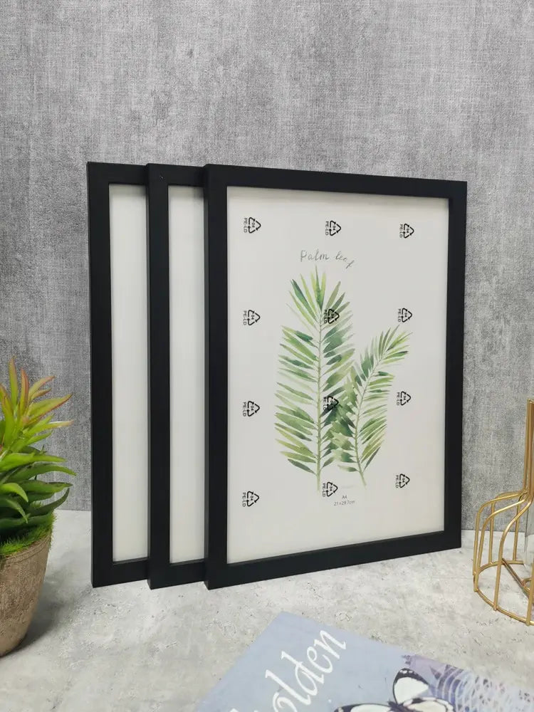 3Pcs Wooden Photo Frames For Picture Wall 10X15 15X20 20X25 A4 Pictures Frame Stand For Pictures Photo Decor Commemorative Gift