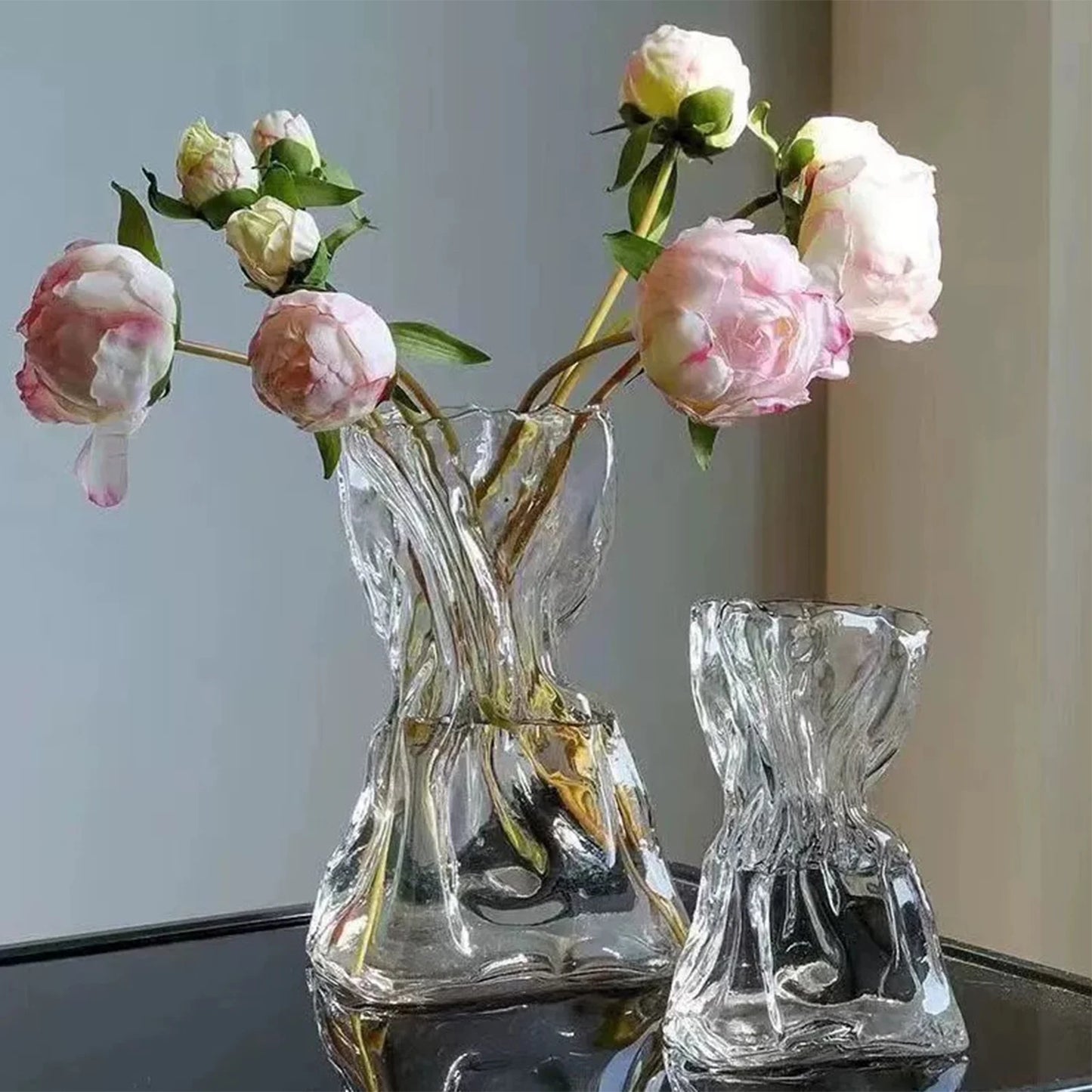 Clear Glass Vase Hydroponic Vase Home Pack Hydroponic Green Plant Vase Potted Flowers Vase Table Wedding Centerpieces