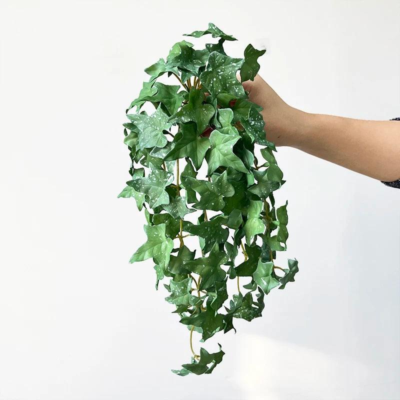 Artificial Plant Mini Bouquet Copper Coin Grass Soft Glue Fake Green Plants Wall Hanging for Home Office Garden Decoration