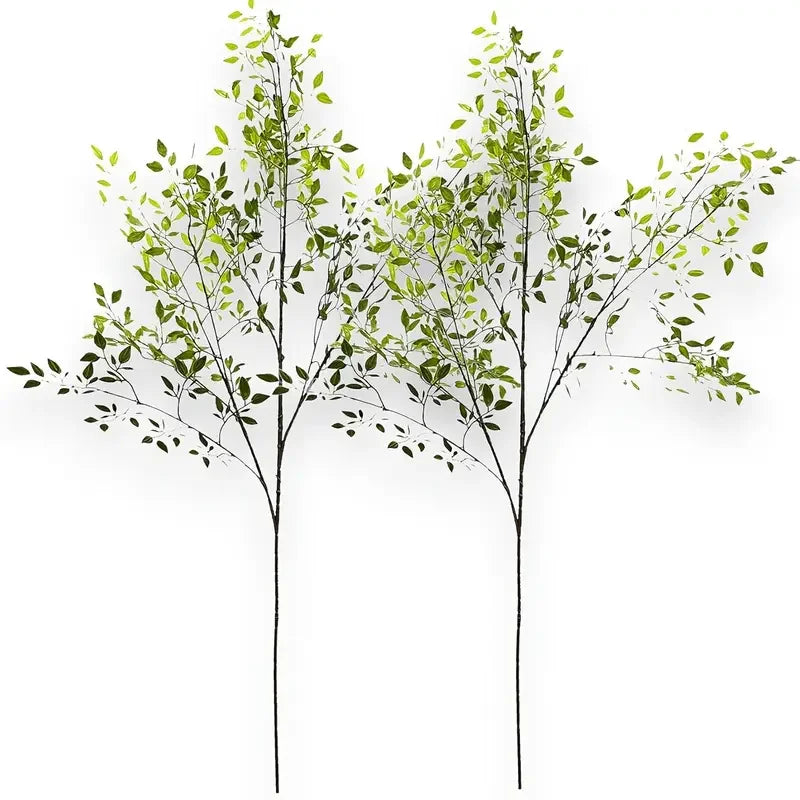 2Pc Simulation Rattan Artificial Plant Branches Suitable for Living Room Shopping Center Decoration Photography Props Decoration