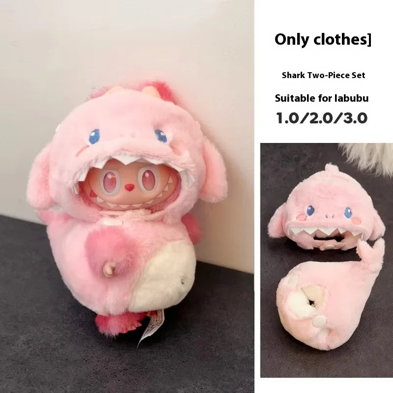 Labubu Clothes For Labubu Wacky Mart  Friend Shrimp Handmade Clothing Anime Peripheral Custom Accessories For Labubu V1 V3