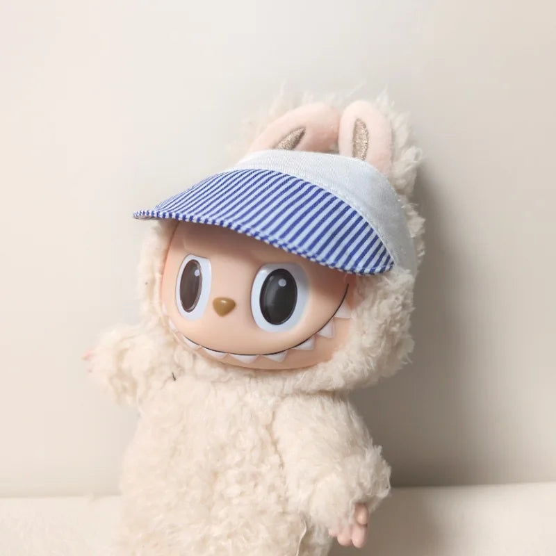Labubu Ropa 3.0 Western Cowboy Jumpsuit with Hat Set for V1/V2 Labubu Outfit Cute Doll Clothes Accessories Trendy Gift