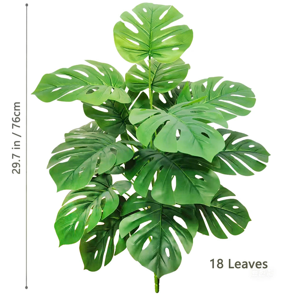 59-103cm/40.5in Artificial Monstera plastic fake plant pot ornamental festival suitable for home office decoration