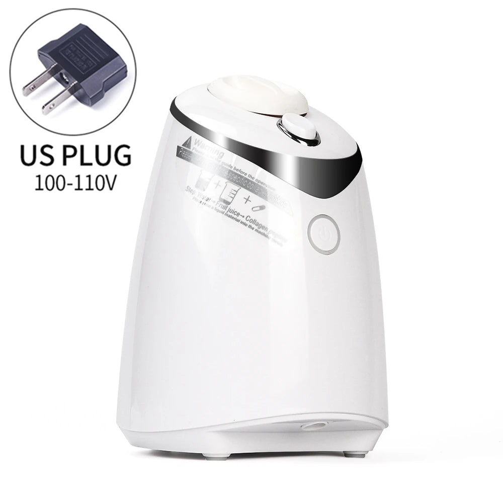 Self-Make Natural Fruit Face Mask Machine DIY Vegetable Juice Collagen Automatic Mask Maker Home Use Beauty Salon Mask Device