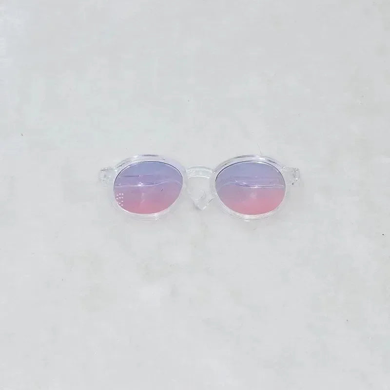 Mini Doll Clothes Outfit Accessories For 15-17cm Labubu V1 V2 V3 Labubu Uniform Set Outfit Skirt and Sweater Sunglasses Clothing