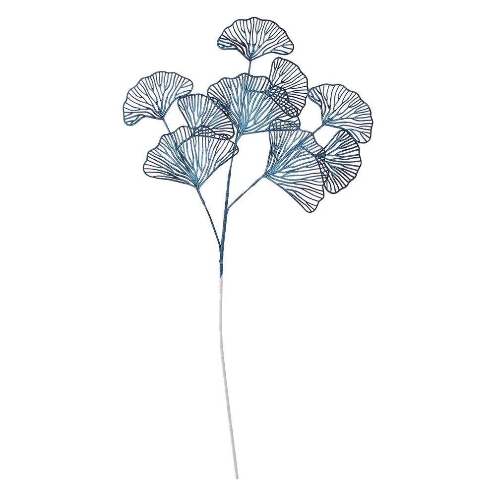 Fake Wedding Ginkgo Leaf Flowers Branch Artificial Ginkgo Leaves Home Shop Decor