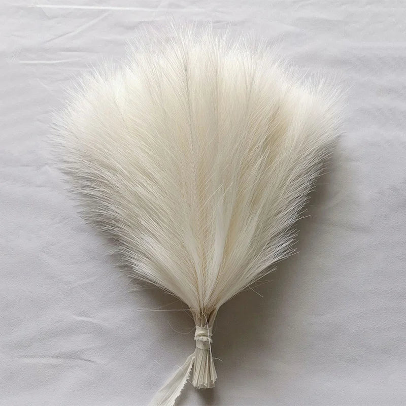 Faux Pampas Grass Bouquet 10/15/30pcs Artificial Pampas Fake Flowers Reed Decor for Room Home Wedding Christmas Decoration 2024