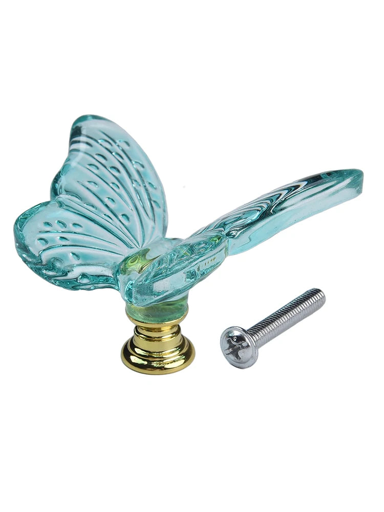 1pcs Butterfly Dresser Pulls Clear Drawer Knobs Cabinet Knobs Bathroom Door Knobs Cabinet Handle Knobs For Dresser Accessories