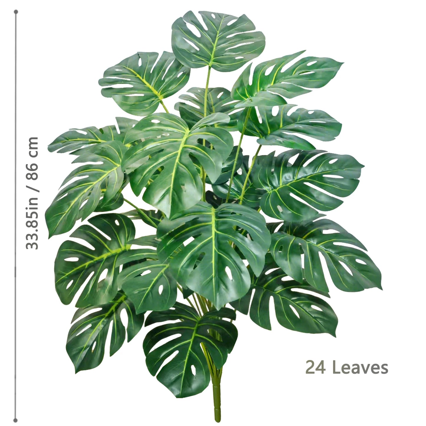 59-103cm/40.5in Artificial Monstera plastic fake plant pot ornamental festival suitable for home office decoration