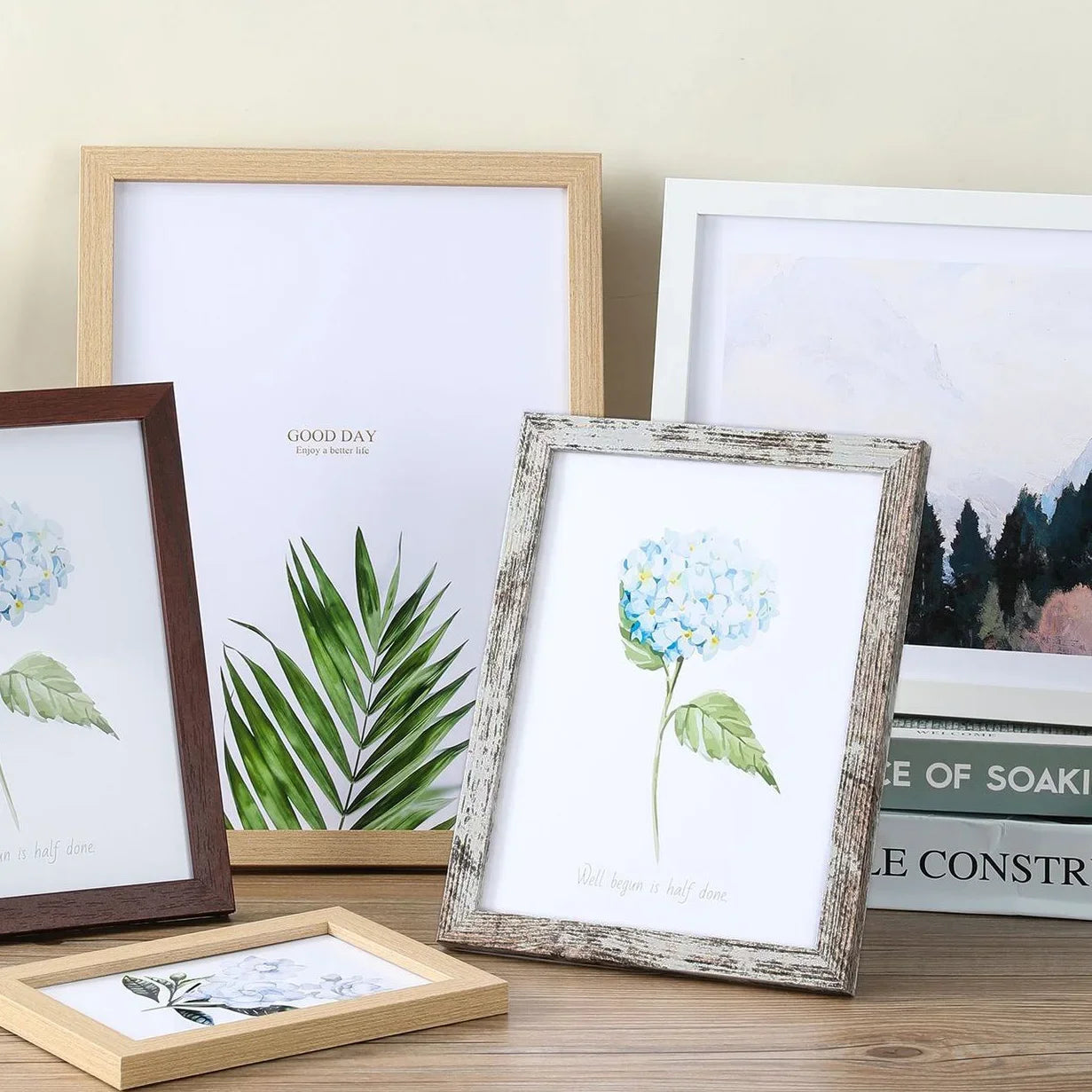 1Pcs Wooden Photo Frames For Picture Wall 10X15 15X20 20X25 A4 Pictures Frame Stand For Pictures Certificate Commemorative Gift