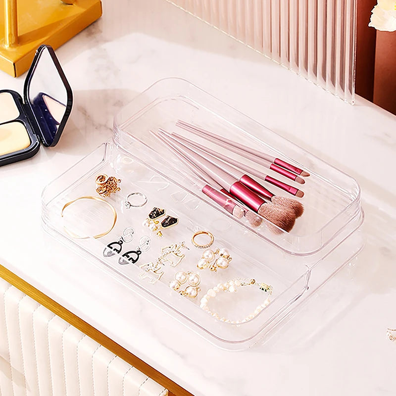 3 Tier Desktop Perfume Shelf PET Cosmetic Organizer Perfume Storage Rack Doll Display Stand Kitchen Seasoning Organizer