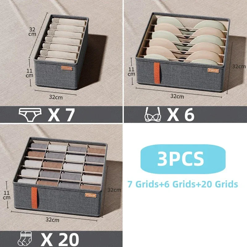 Socks Bra Clothing Storage Boxes Bedroom Wardrobe Clothes Organizer Cabinet Drawer Underwear Organizer Pants Socks Organizer