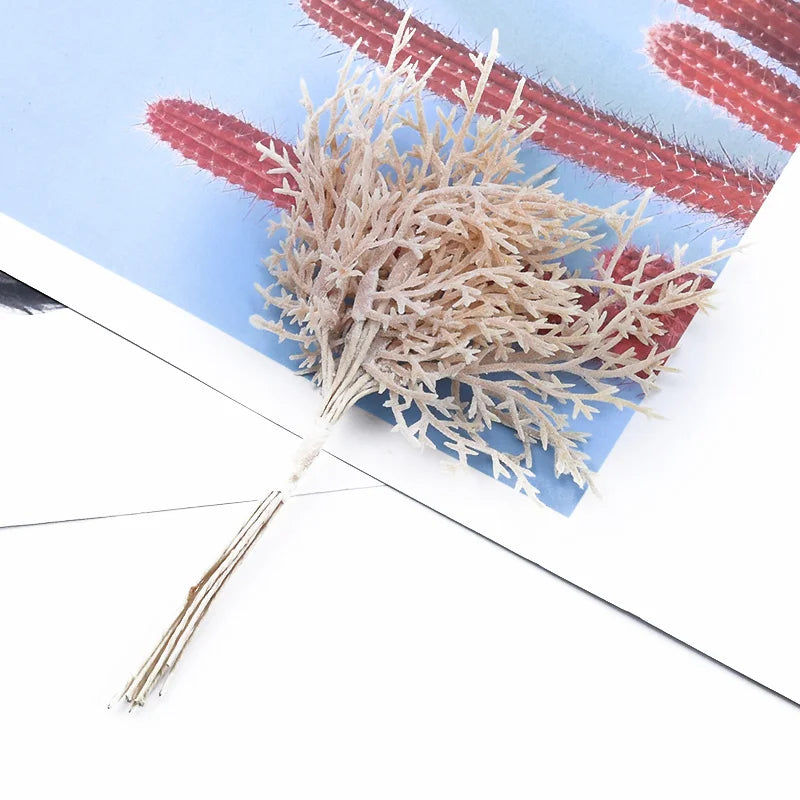 10 Pieces Fake Flowers Diy Christmas Decorations for Home Decorative Flowers Wreaths Artificial Plants for Decoration Floristics