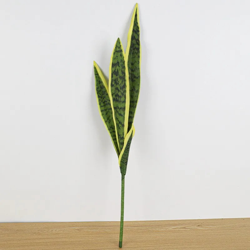 Artificial Snake Plant Single Branch Indoor Landscaping Crown Blue Agave Nordic Floor Decoration Green Plants