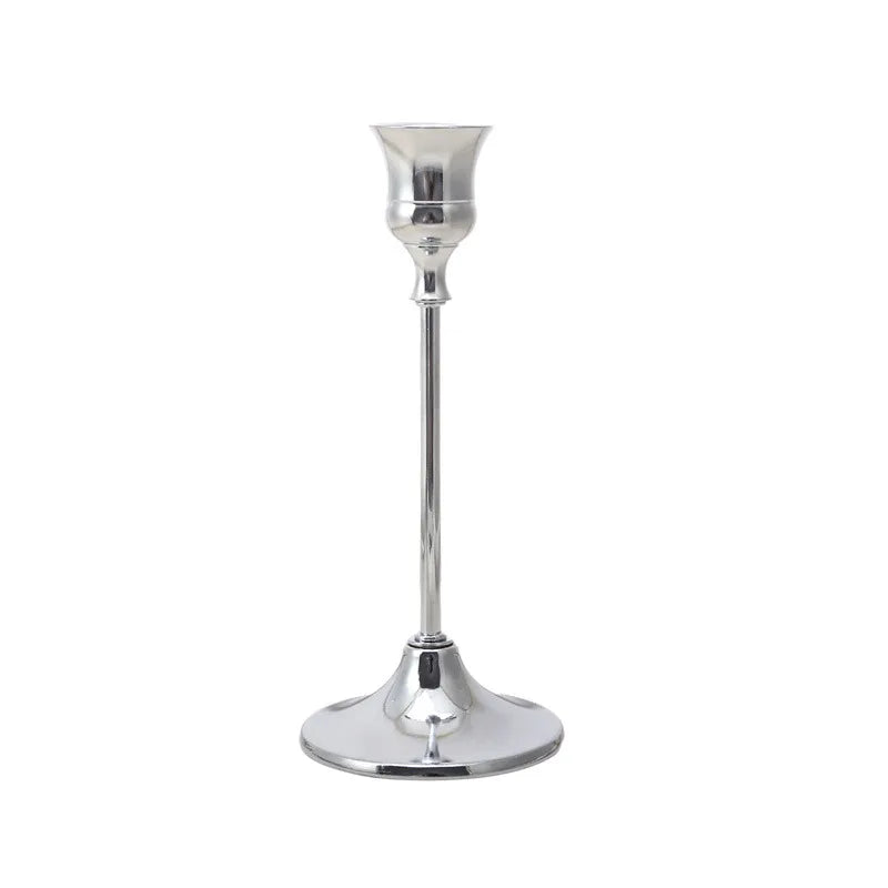European style Metal Candle Holders Simple Golden Wedding Decoration Bar Party Living Room Decor Home Decor Candlestick