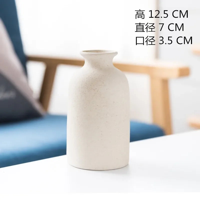 Simple Ceramic Vase Dining Table Decorations Wedding Decorations Nordic Home Living Room Decorations Vase