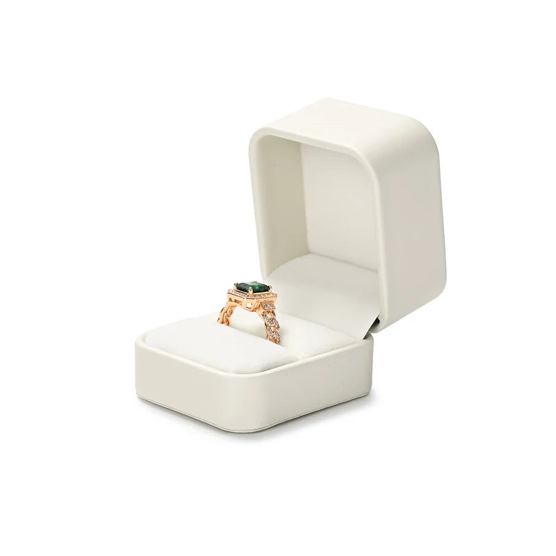 Oirlv Jewelry Box Jewelry Organizer Ring Earrings Necklace Pendant Bracelet Storage Box Packaging Box Gift Case for Wedding