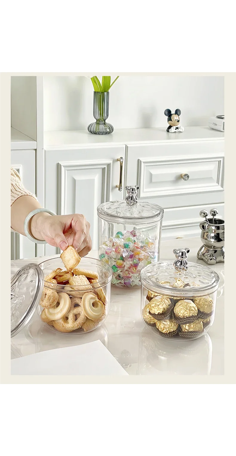 Kitchen grain jar, spice jars insect proof,moisture-proof, can store lemon slices, nuts, coffee beans,food organizer,storage box