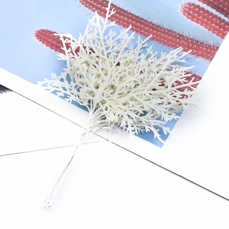 10 Pieces Fake Flowers Diy Christmas Decorations for Home Decorative Flowers Wreaths Artificial Plants for Decoration Floristics