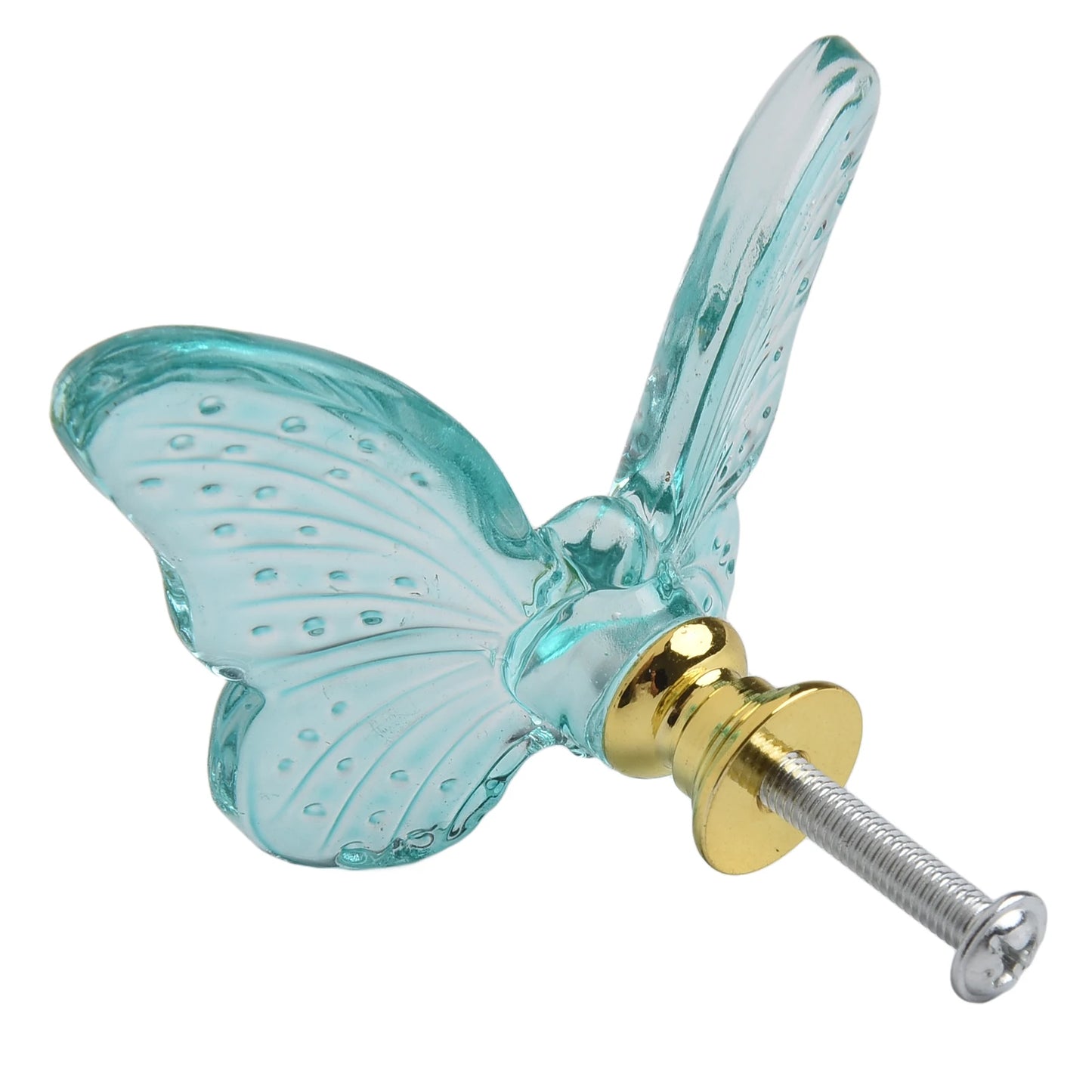 1pcs Butterfly Dresser Pulls Clear Drawer Knobs Cabinet Knobs Bathroom Door Knobs Cabinet Handle Knobs For Dresser Accessories