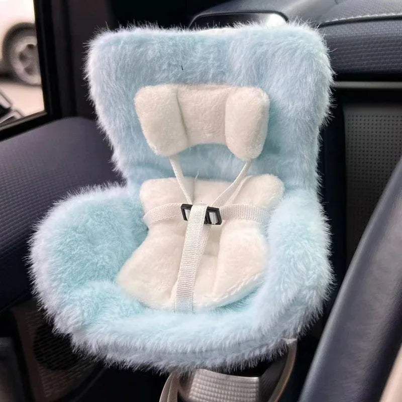 Labubu 15-17cm Doll Seat Labubu Doll Safety Seat Cute Doll Air Outlet Storage High-grade Car Interior Decoration Ornament Gifts