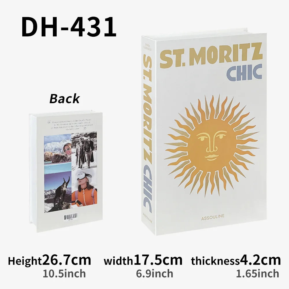 Decoration Home Fake Books Home Decor Coffee Table Fashion Book Model Hotel Room Luxury Fake Books Imitation Book Box Decoration