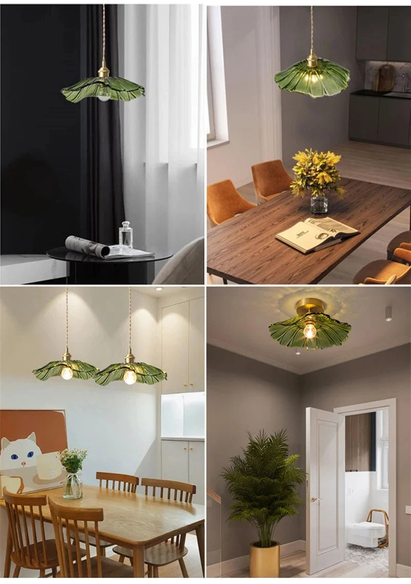 Dining Room Colorful Glass Pendant Light Kitchen Island Hanging Lighting Living Room Foyer Hall Ceiling Lamps Chandelier Bedroom