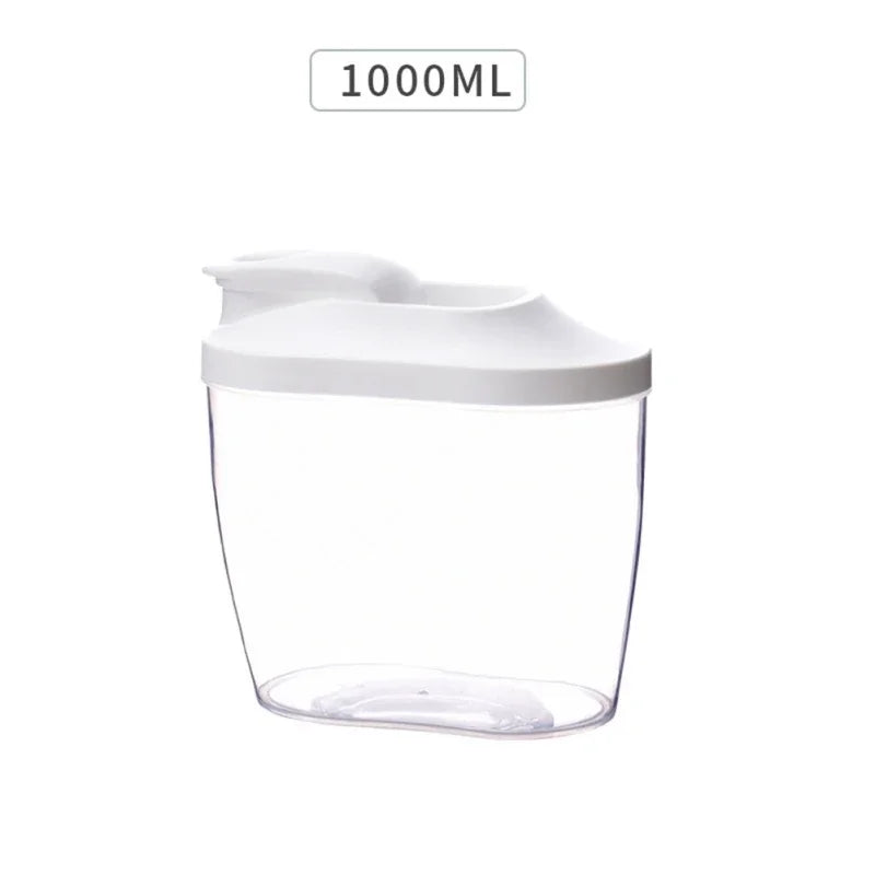 Food Storage Containers with Lids Stackable Treat Box Containers for Kitchen Pantry Organization Containers for Rice Dispenser
