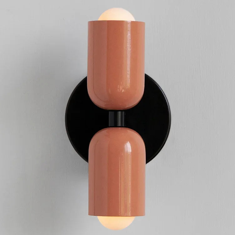 Nordic living room wall lamp simple modern bedroom bedside aisle children's room background wall lamp E27 home decoration