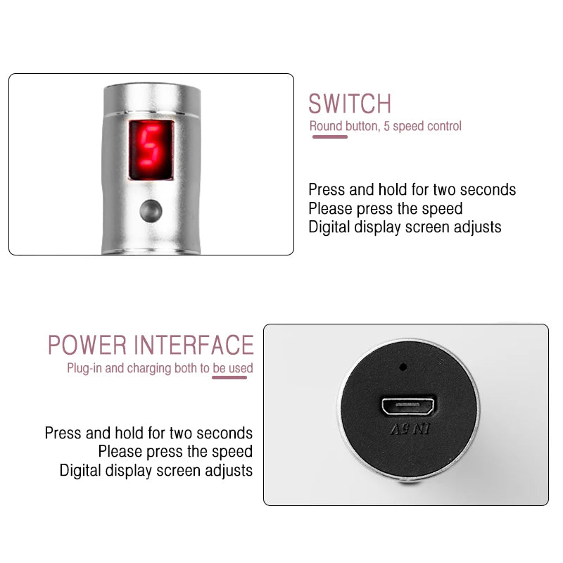 Professional High Frequency Beauty Instrument Skin Tightening Home Beauty Tools Wireless Rechargeable Multifunctional Skin Care