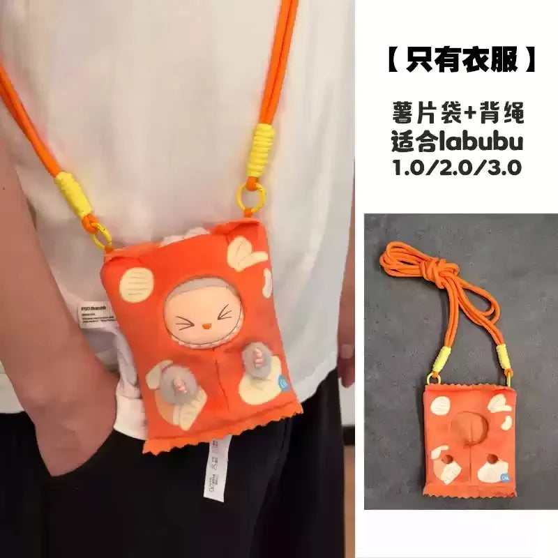 Labubu Clothes For Labubu Wacky Mart  Friend Shrimp Handmade Clothing Anime Peripheral Custom Accessories For Labubu V1 V3