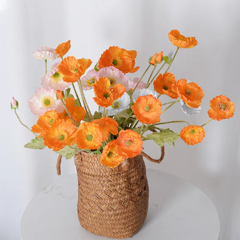 1Pc Artificial Flowers Bouquet Silk Fake Flowers For Home Decor Garden Marriage Party Wedding Decoration DIY Vase Accessories