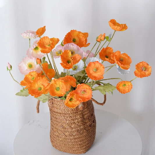 1Pc Artificial Flowers Bouquet Silk Fake Flowers For Home Decor Garden Marriage Party Wedding Decoration DIY Vase Accessories