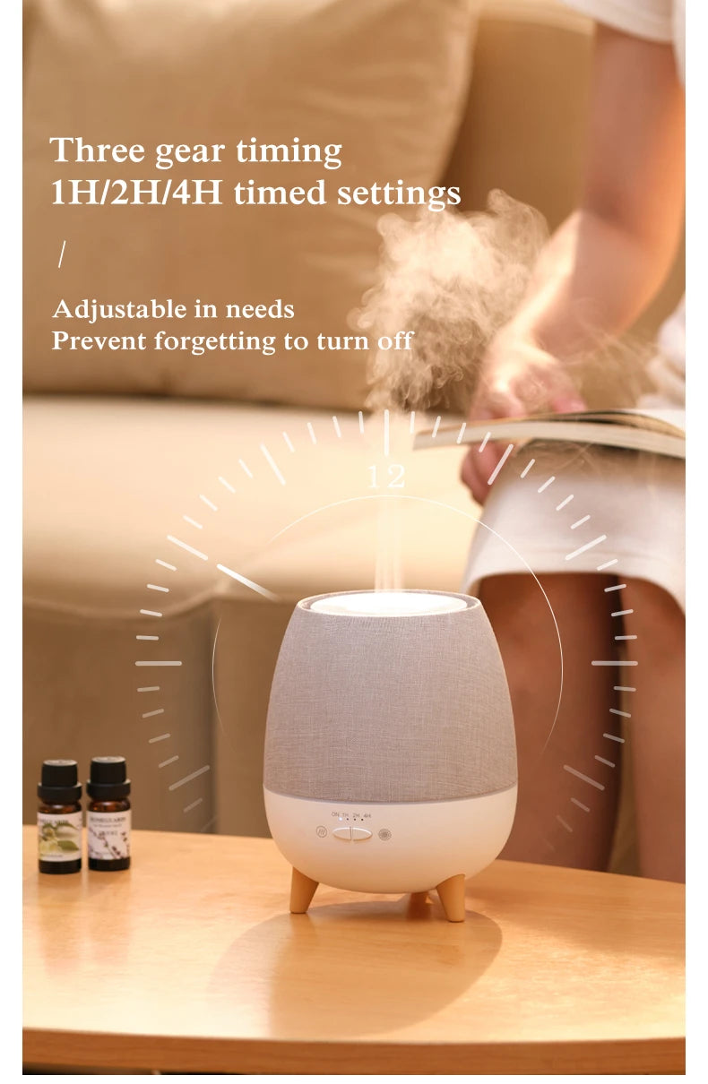Electric Aroma Air Diffuser 300ml Aromatherapy Essential Oil Diffuser Remote Control Ultrasonic Mist Humidifier with Night Light