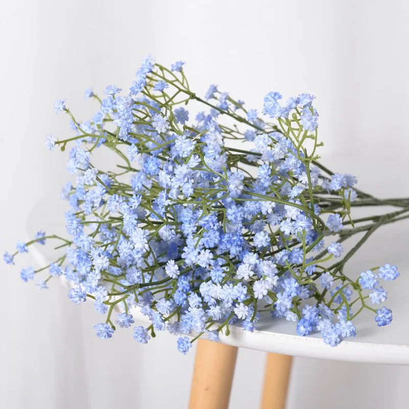 Branch Plastic Artificial Full Sky Stars Flowers Bouquet Multiple Colors 52cm Party Christmas Wedding Home Decorative Fake Plant