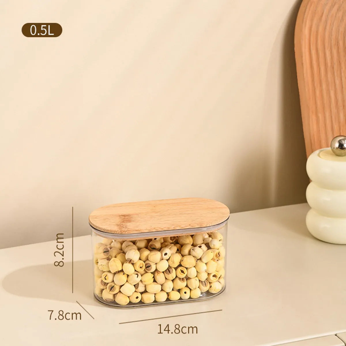 Storage Containers with Lids,Clear Food Jars Fits for Pantry,Coffee Bar,Airtight Canisters for Organizer Pasta,Sugar,Coffee Bean