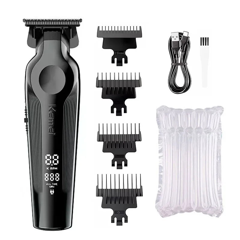 Kemei KM-1858 9000RPM 10W Hair Clipper,KM-264 Rechargeable Electric Trimmer,Original KM-T95 Shaver For Men Barber Clippers Kit