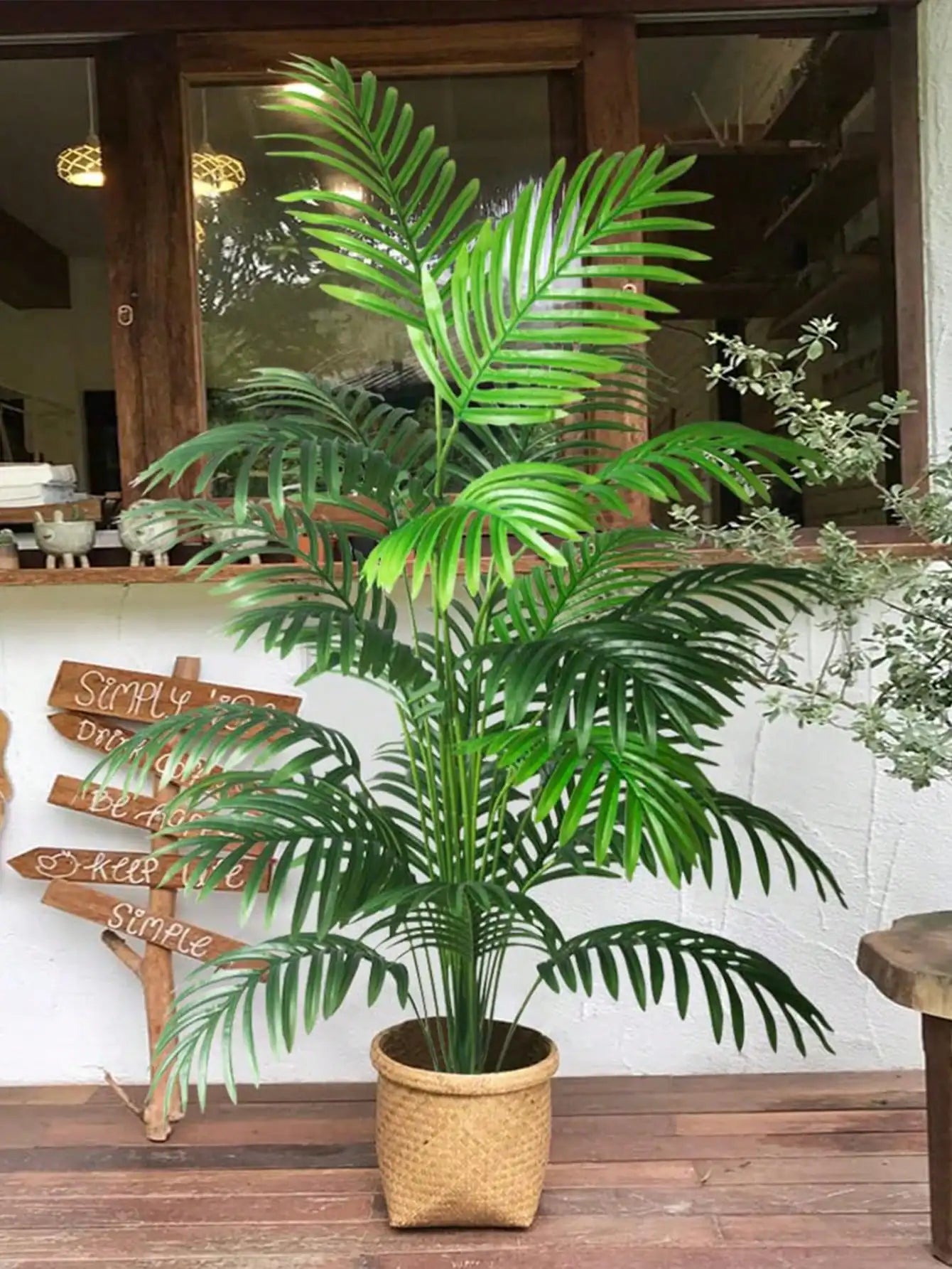 Large Artificial Plants Scattered Tail Palm Tree Plant Banana Leaves Home Garden Decoration Accessories Fake Plant Bonsai Tree