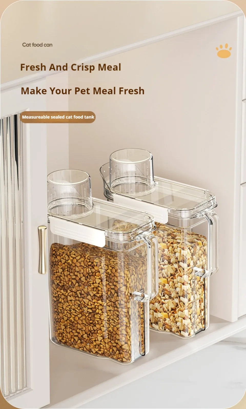 5.5L Transparent Rice Container Sealed Container Plastic Food Storage Containers with Lid Cereal Storage Box Kitchen Acceesories