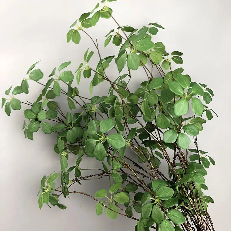 Indoor Green Plant Artificial Plant Vine for Home Wedding Living Room Decoration Birthday Party Simulated Tree Branches Table