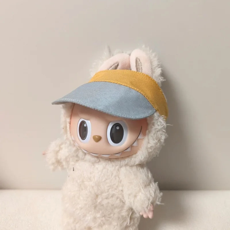 Labubu Ropa 3.0 Western Cowboy Jumpsuit with Hat Set for V1/V2 Labubu Outfit Cute Doll Clothes Accessories Trendy Gift
