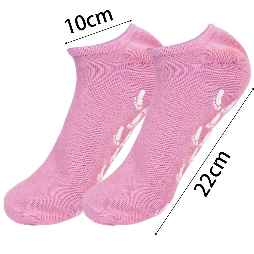Reusable Moisturizing Mask Socks Exfoliating Anti Crack Silicone Protective Gloves Dry Dead Skin Remover Hand Foot Care Tools