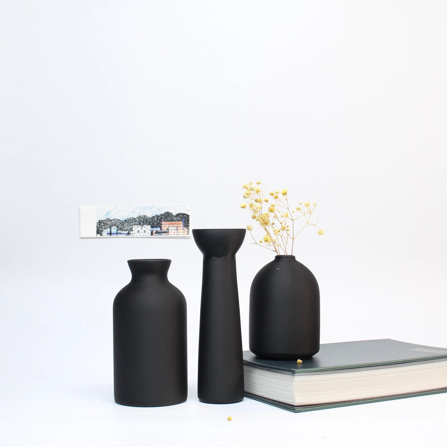 3-Piece Art Vase Set, Bohemian Vase, Office Vase Ornaments, Home Decoration Vase