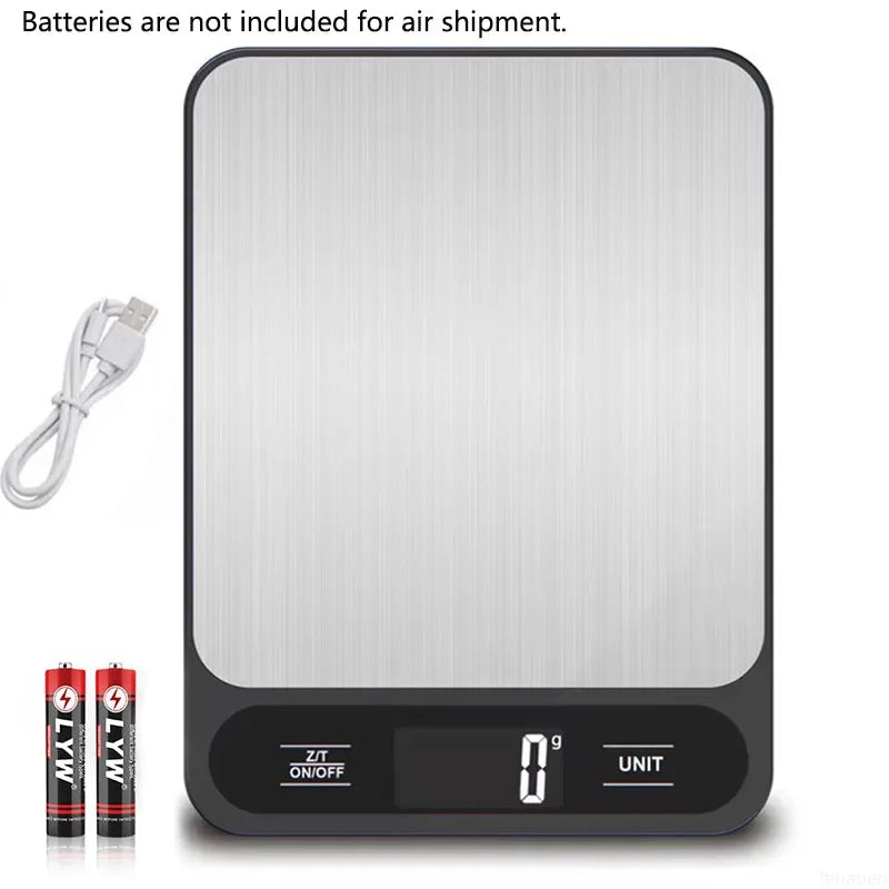 Digital Kitchen Scale 15Kg/1g Weight Scale Usb Food Coffee Scales Smart Electronic Waterproof Digital Scale For Baking and Cook