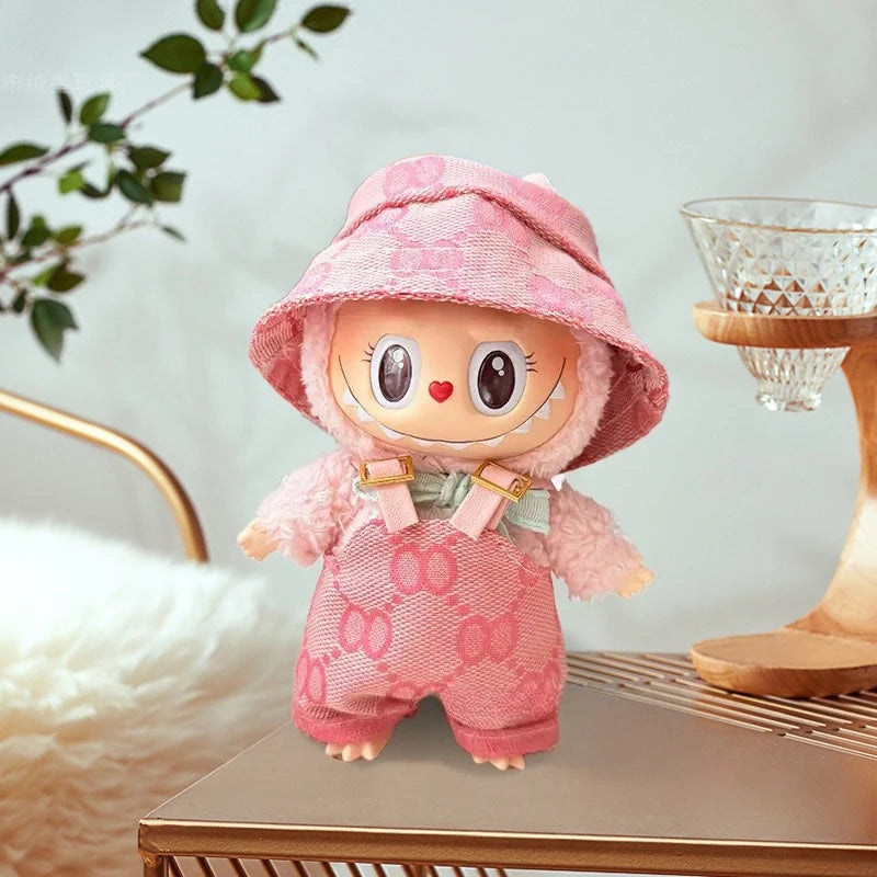 Clothes for Labubu 17cm Labubu Clothes Set for Exquisite Accessories for Doll Cute Clothes for Dolls Dress up Unique Style
